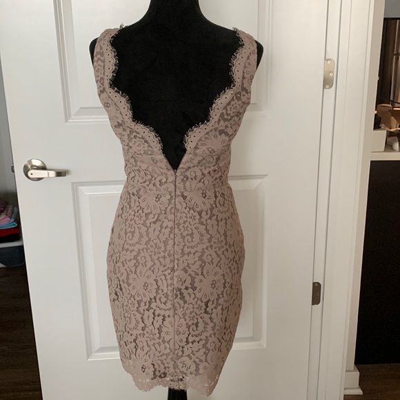 Noir by Lazaro Taupe Dress - Picture 2 of 5